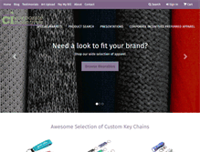 Tablet Screenshot of corporate-incentives.com